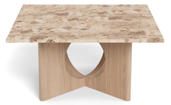 Masuta de cafea Foley V1, Maro, 42x80x80 cm