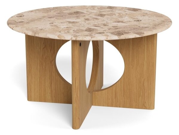 Masuta de cafea Foley V4, Maro, 42x80x80 cm