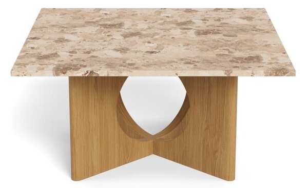 Masuta de cafea Foley V5, Maro, 42x80x80 cm