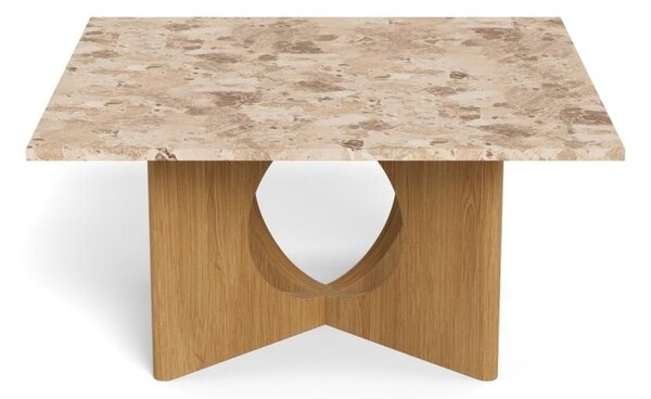 Masuta de cafea Foley V5, Maro, 42x80x80 cm
