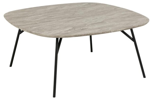 Masuta de cafea Caracas, Gri, 40x90x90 cm