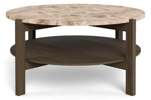 Masuta de cafea Dorsett V2, Maro, 40x80x80 cm