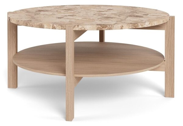 Masuta de cafea Dorsett V1, Maro, 40x80x80 cm