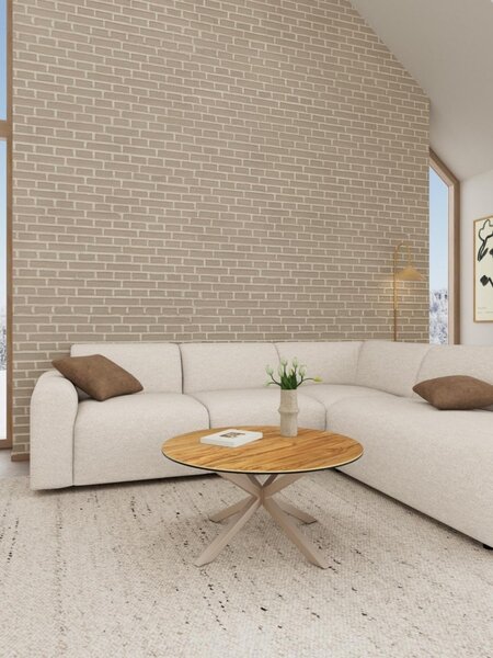 Masuta de cafea Heaven, Natural, 40x82x82 cm