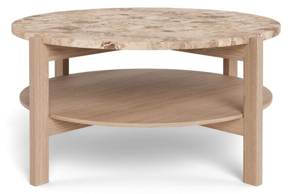 Masuta de cafea Dorsett V1, Maro, 40x80x80 cm