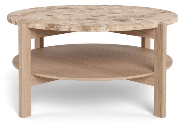Masuta de cafea Dorsett V1, Maro, 40x80x80 cm