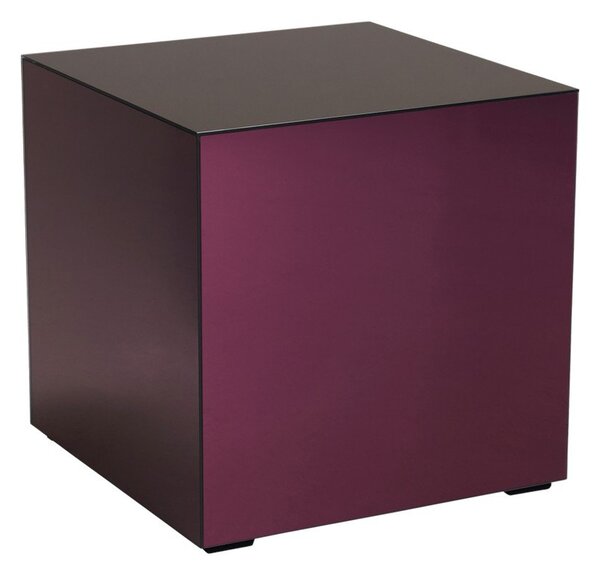Стъклена странична масичка 45,5x45,5 cm Cube – Ellos Home