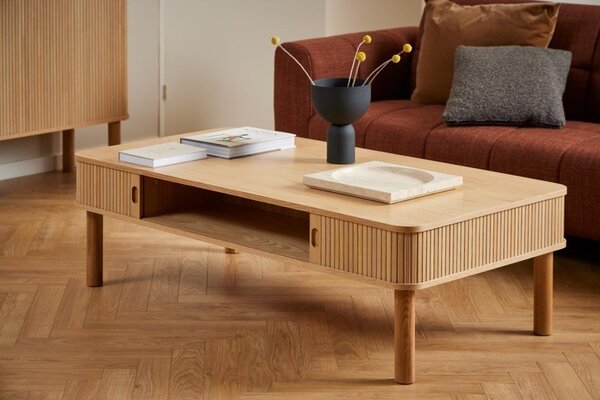 Masuta de cafea Langley, Natural, 40x130x70 cm