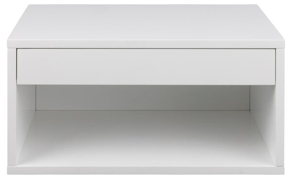 Noptiera Cholet, Alb, 24.5x50x35 cm
