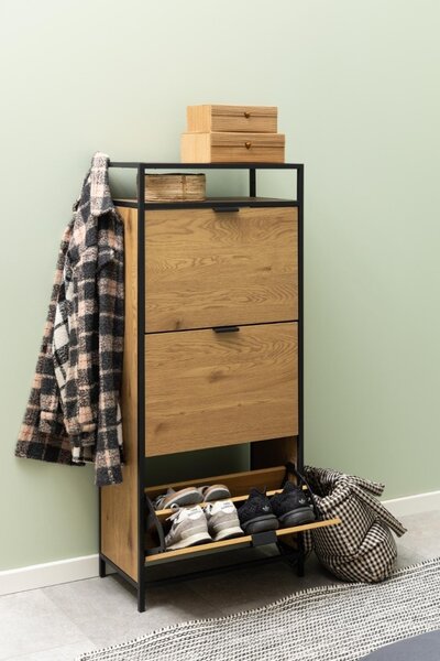 Pantofar Seaford, Negru, 129x56x30 cm