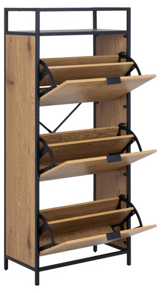 Pantofar Seaford, Negru, 129x56x30 cm