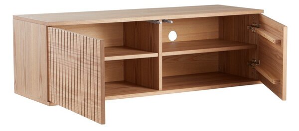 Маса за телевизор от декор от ясен в естествен цвят 120x38x40 cm Sandviken – Jotex