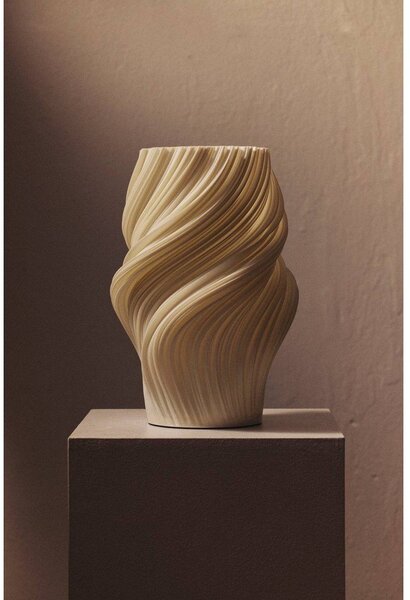 Бяла пластмасова настолна лампа (височина 27 cm) Calais – Jotex