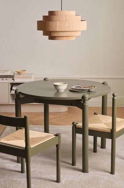 Кръгла трапезна маса от масивен бук ø 100 cm Kitchsoft – Ellos Home