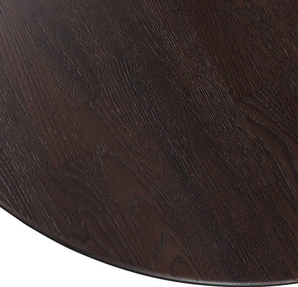 Кръгла трапезна маса с дъбова дървена плоскост ø 120 cm Tablo – WOOOD