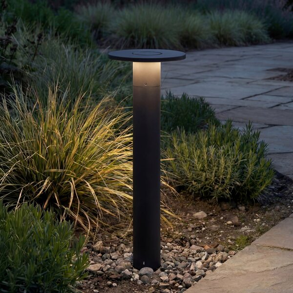 Arcchio LED осветление за пътеки Tovio, височина 65 cm, антрацит, Черен, Алуминий, Модерен