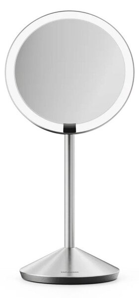 Козметично огледало със светлина/увеличително (увеличение 5x) ø 12 cm – simplehuman