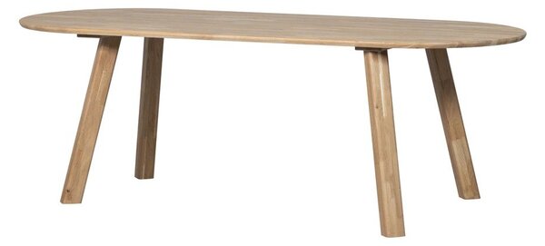 Трапезна маса от масивен дъб 90x220 cm Tablo – WOOOD