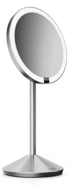 Козметично огледало със светлина/увеличително (увеличение 5x) ø 12 cm – simplehuman