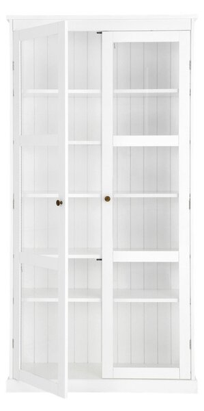 Бяла витрина от МДФ 98x193x34 cm Wilma – Ellos Home