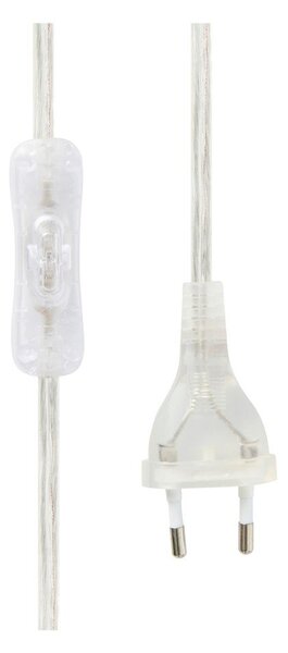 Розова/в блестящо сребрист цвят стъклена настолна лампа (височина 34 cm) Balloon – Ellos Home