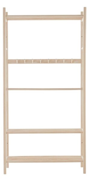 Комплект за коридор от масивен бор в светло естествен цвят 100x200x40 cm Woodley – Jotex