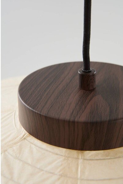 Бежово хартиено висящо осветително тяло ø 65 cm Selma – Jotex