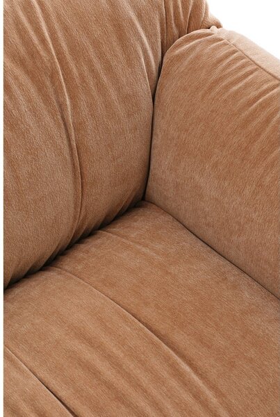 Сиво-бежов шенилов диван 221 cm Elvisa – Ellos Home
