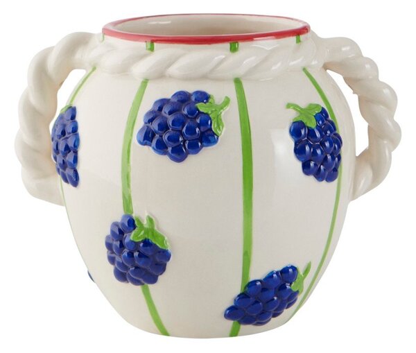Бяла ваза (височина 13 cm) Berries – Ellos Home