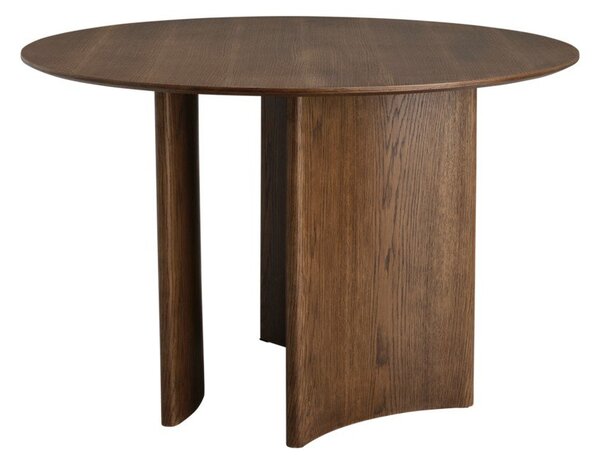 Кръгла трапезна маса от декор от дъб ø 120 cm Trillving – Ellos Home