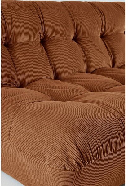 Кафяв диван от рипсено кадифе 145 cm Kelso – Jotex
