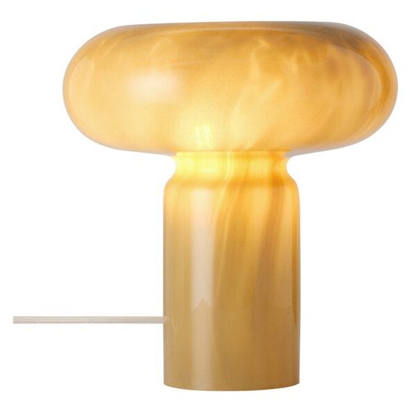 Стъклена настолна лампа в цвят каки (височина 28 cm) Aurora – Ellos Home