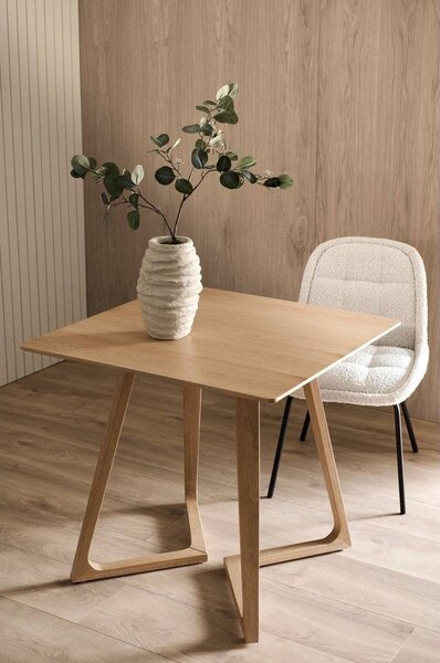 Трапезна маса от масивен дъб 75x80 cm Gradie – Ellos Home