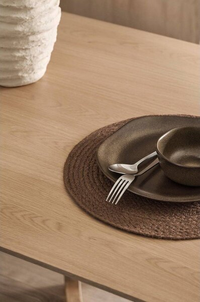 Трапезна маса от масивен дъб 75x80 cm Gradie – Ellos Home
