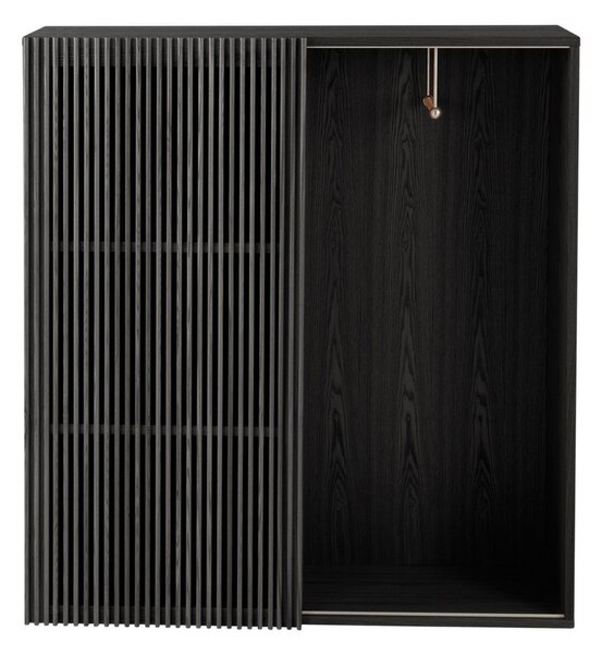 Черен комплект за коридор от декор от ясен 110x120x40 cm Sion – Jotex