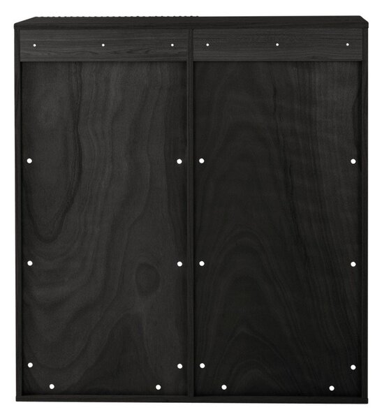 Черен комплект за коридор от декор от ясен 110x120x40 cm Sion – Jotex