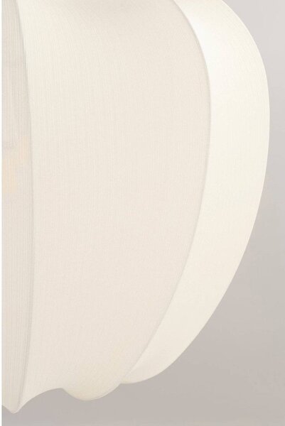 Кремаво текстилно осветително тяло за таван ø 50 cm Pion – Jotex