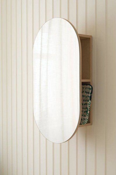 Стенно огледало с рафт 17x85 cm Leia – Ellos Home