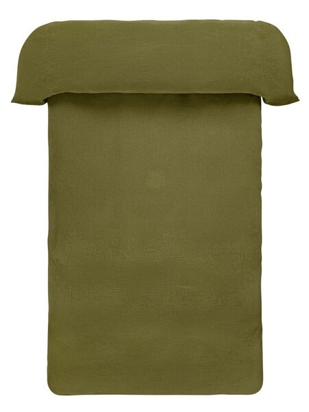 Единично муселиново спално бельо в цвят каки 140x200 cm Amilia – Jotex