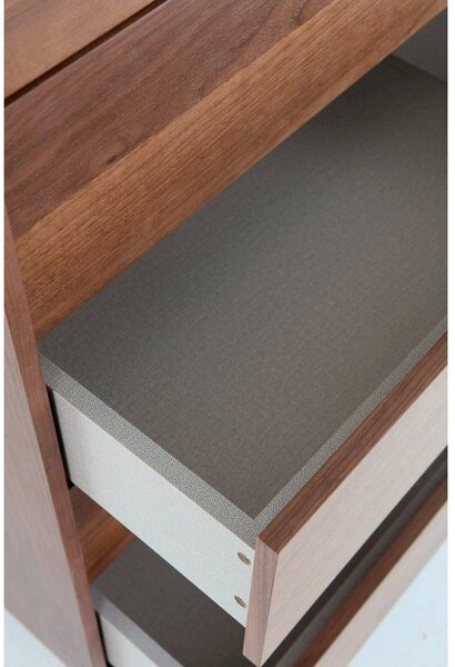 Скрин от декор от орех в тъмно естествен цвят 60x118,5x45 cm Örgryte – Jotex