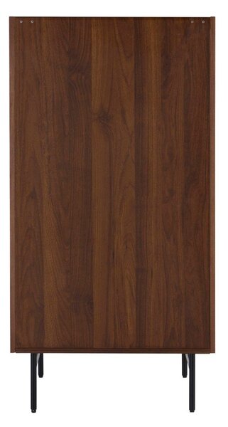Скрин от декор от орех в тъмно естествен цвят 60x118,5x45 cm Örgryte – Jotex