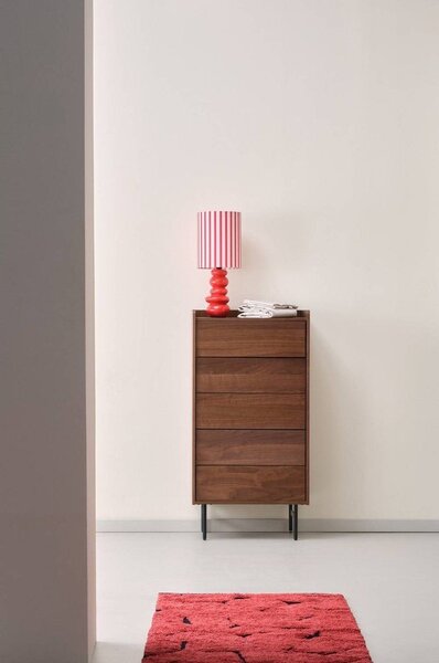 Скрин от декор от орех в тъмно естествен цвят 60x118,5x45 cm Örgryte – Jotex
