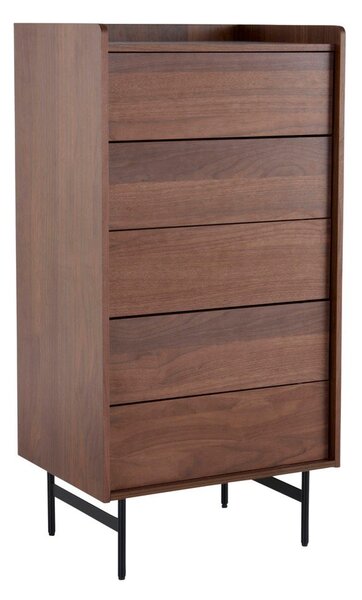 Скрин от декор от орех в тъмно естествен цвят 60x118,5x45 cm Örgryte – Jotex