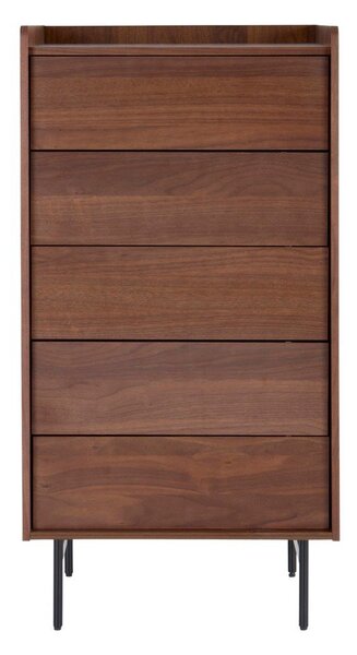 Скрин от декор от орех в тъмно естествен цвят 60x118,5x45 cm Örgryte – Jotex