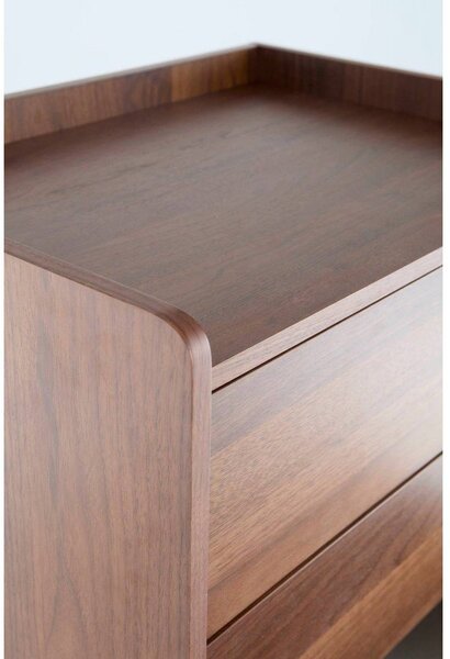 Скрин от декор от орех в тъмно естествен цвят 60x118,5x45 cm Örgryte – Jotex
