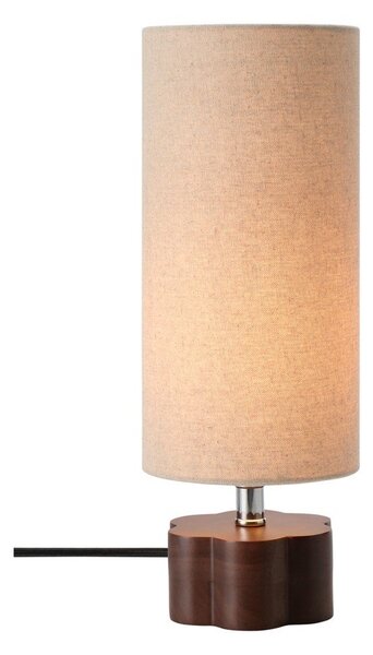 Кафява/бежова ленена настолна лампа (височина 33,5 cm) Joline – Ellos Home