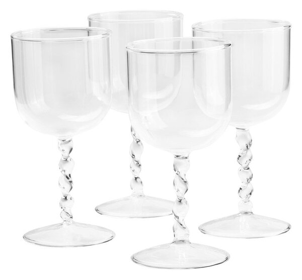 Чаши в комплект 4 бр. за вино 380 ml Yuko – Jotex