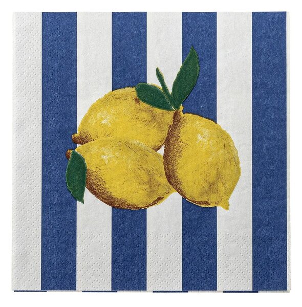 Хартиени салфетки в комплект 20 бр. 33x33 cm Limone – Bloomingville