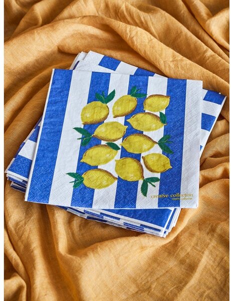 Хартиени салфетки в комплект 20 бр. 33x33 cm Limone – Bloomingville