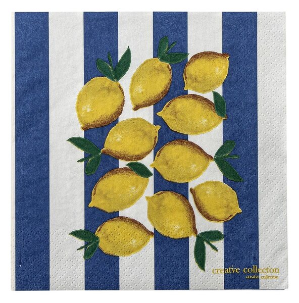 Хартиени салфетки в комплект 20 бр. 33x33 cm Limone – Bloomingville